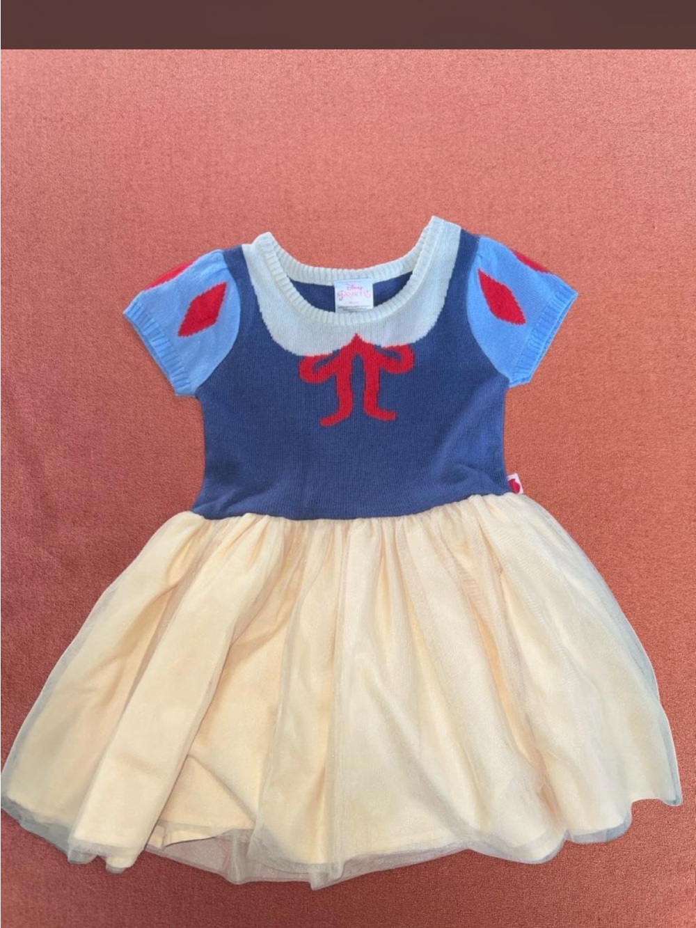 Disney Blue, Light Blue, Cream & Red Princess Dress